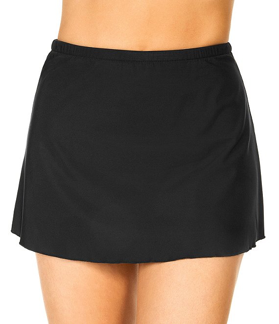 Color:Black - Image 1 - Separates Skirted Bikini Swimsuit Bottom