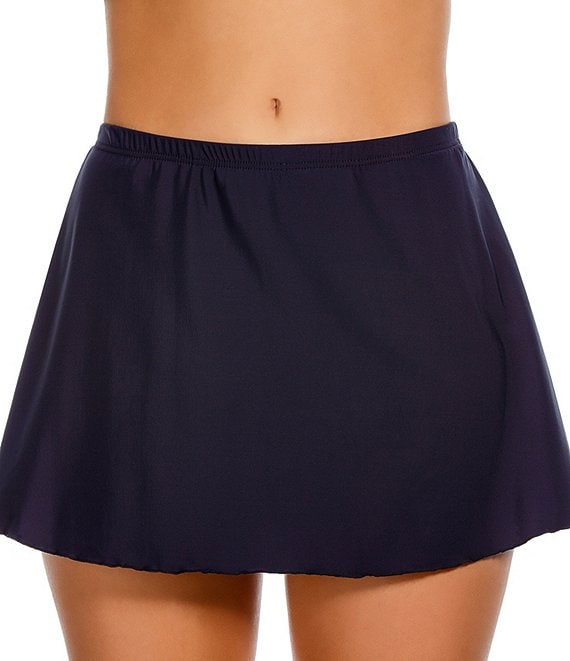 Color:Midnight Blue - Image 1 - Separates Skirted Bikini Swimsuit Bottom