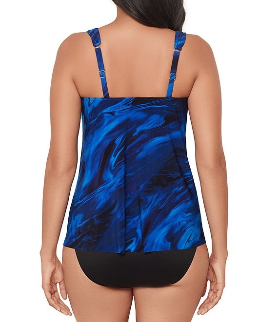 Miraclesuit Stella Nova Dazzle Underwire Scoop Neck Tankini Swim