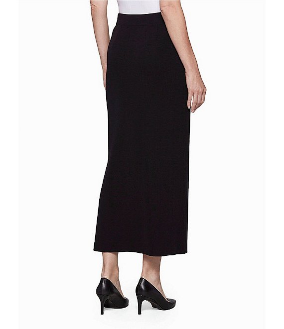 【新品同様】MARK & LONA TIGHT SKIRT (L・ブラック） MISOOK Knit Elastic Waist Pull-On Straight Skirt | Dillard's