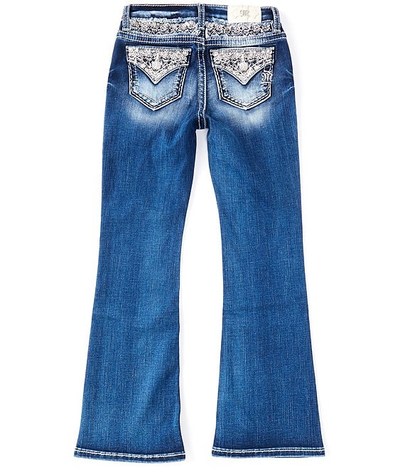 girls low rise bootcut jeans, girls bottoms