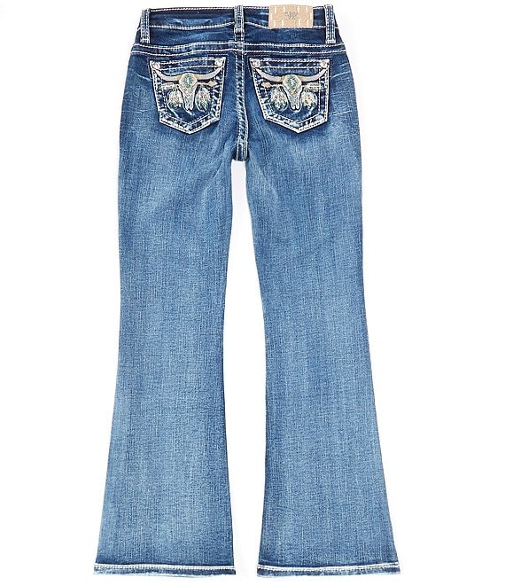 Miss Me Big Girls 7-14 Longhorn Embroidered Bootcut Jeans | Dillard's