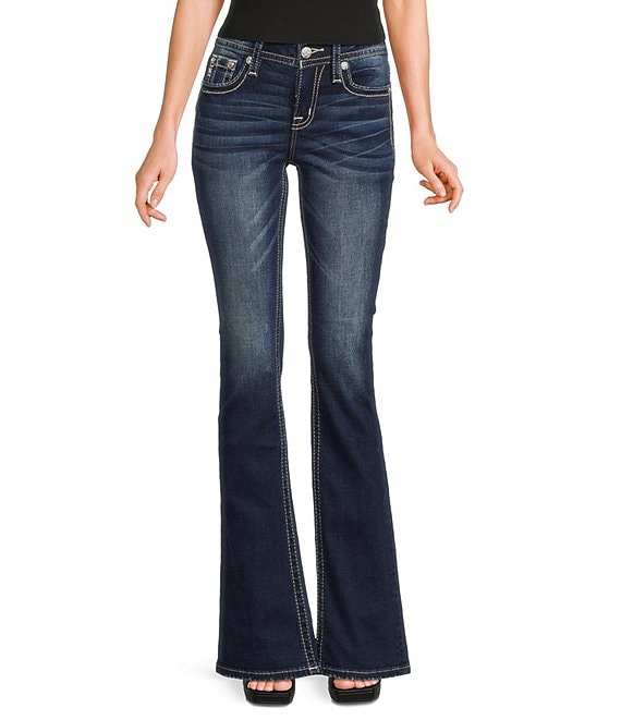 Miss Me Cross Bootcut Jeans | Dillard's