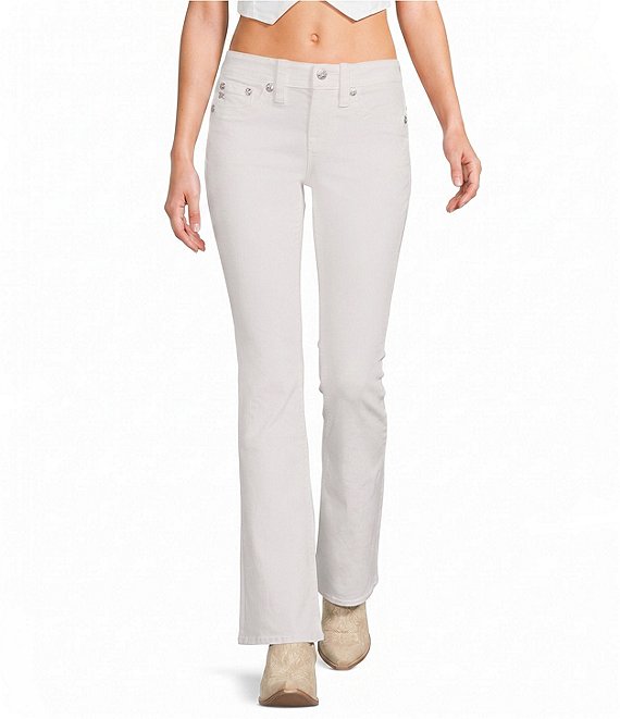 Miss Me Mid Rise Dream Catcher 30#double; Bootcut Jeans