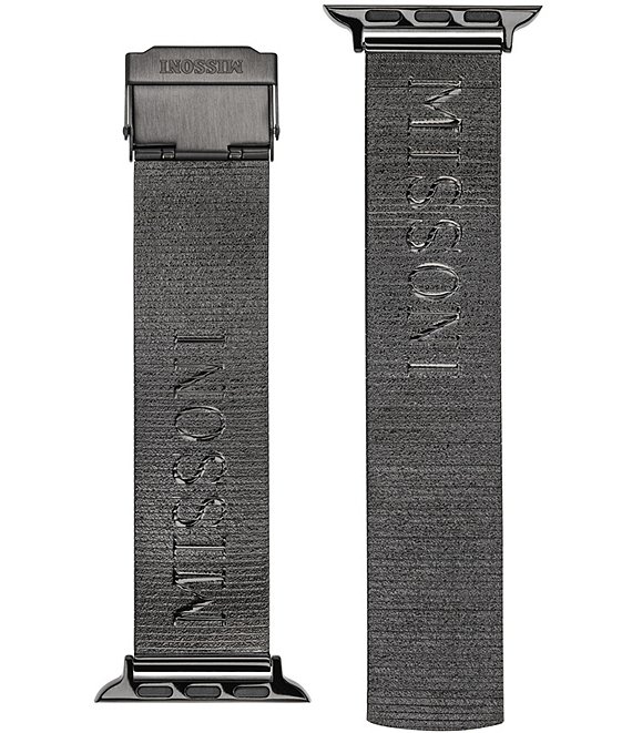 Missoni Missoni Lettering Gunmetal 42/44/45mm Bracelet Strap for Apple Watch