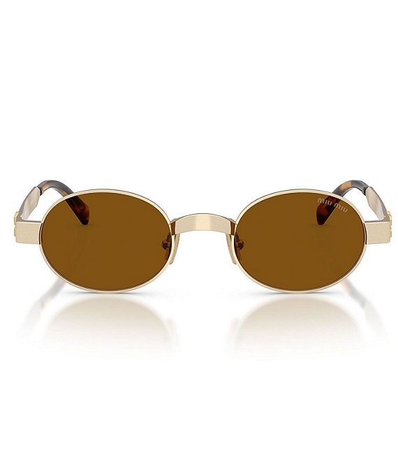 Miu Miu Women's MU B51S 47mm Retro Oval Sunglasses | Dillard's