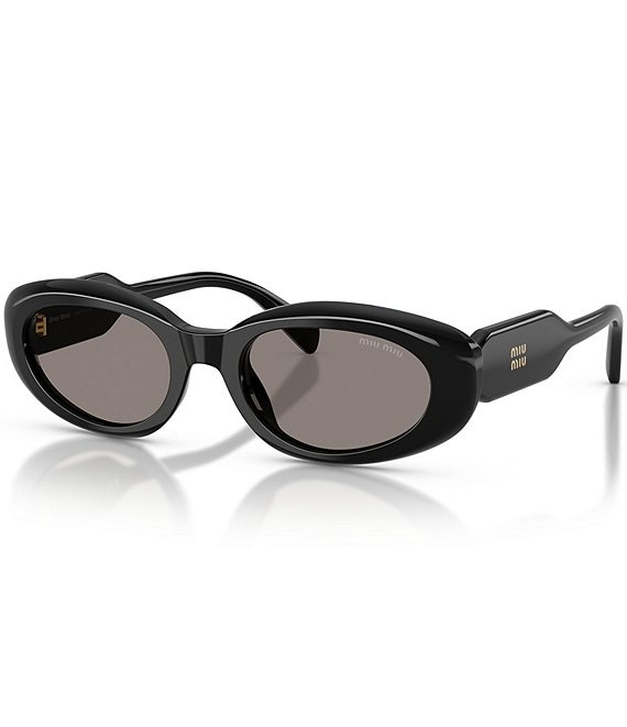 Miu Miu Women's MU C01S 53mm Oval Sunglasses