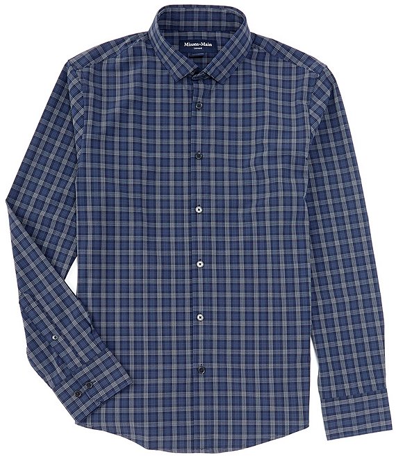 Mizzen+Main Leeward No-Tuck Performance Stretch Dallas Plaid Long ...