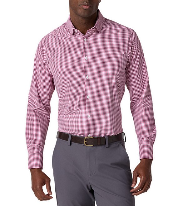 Mizzen+Main Performance Stretch Leeward Ian Gingham Long Sleeve