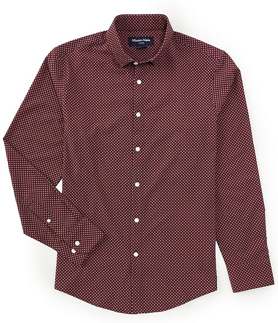 Mizzen+Main Performance Stretch Leeward No Tuck Geo Print Mizzen+Main Performance Stretch Leeward No Tuck Geo Print