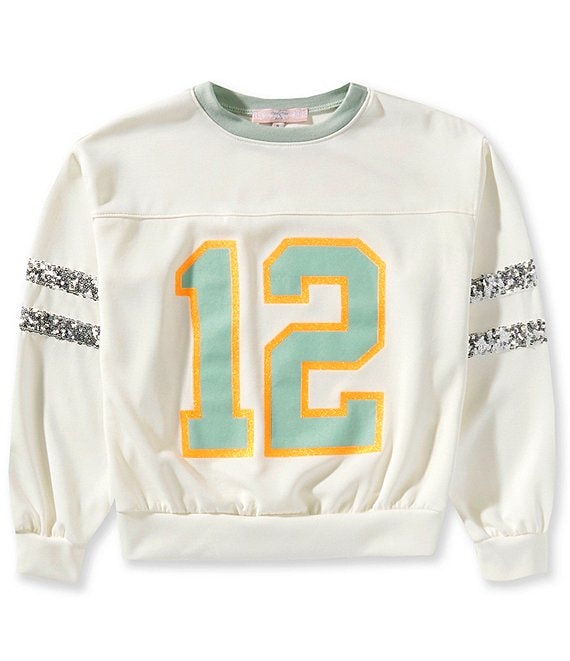 Moa Moa Big Girls Long-Sleeve Taylor 12 Sweatshirt