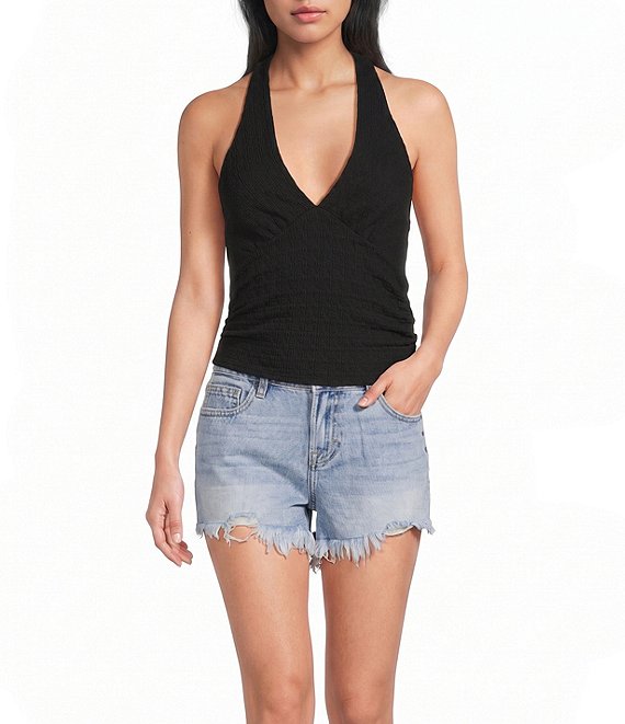 Moa Moa Halter Cropped Top