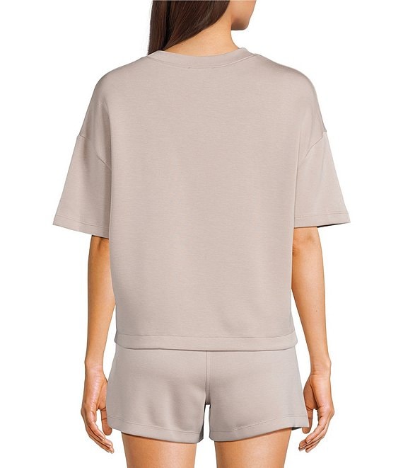 Moa Moa Short Sleeve Scuba Coordinating T-Shirt | Dillard's