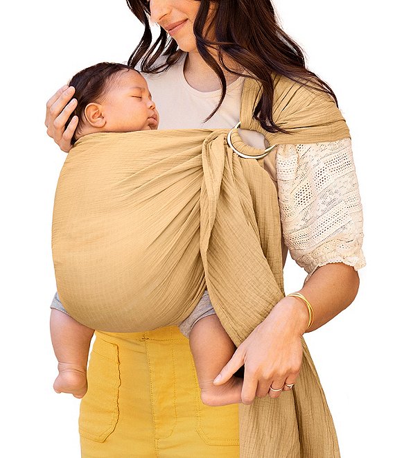 GetUSCart- Nalakai Ring Sling Baby Carrier - Luxury Bamboo and Linen Baby  Sling - Baby Wrap