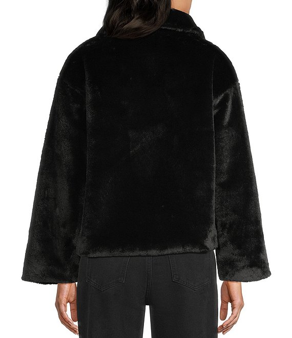 Mod Ref Cropped Faux Fur Coat | Dillard's