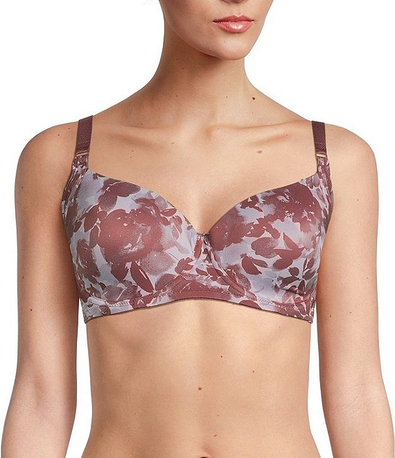adviicd Tank Tops With Built In Bras Women's Secrets Love My Curves  Signature Floral Underwire Full Coverage Bra Black 40 