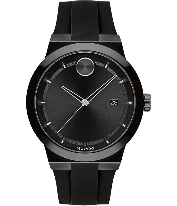 Movado Bold Men's Black Swiss Quartz Fusion Watch | Dillard's
