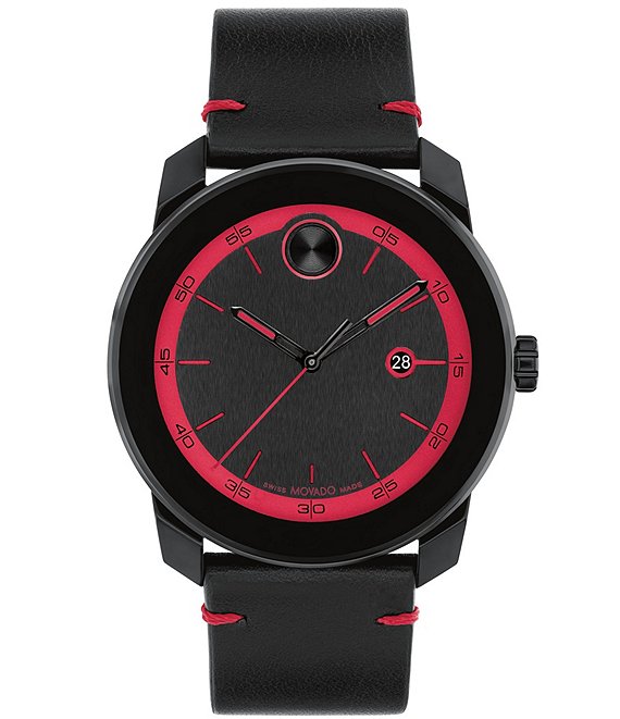 Movado bold clearance red