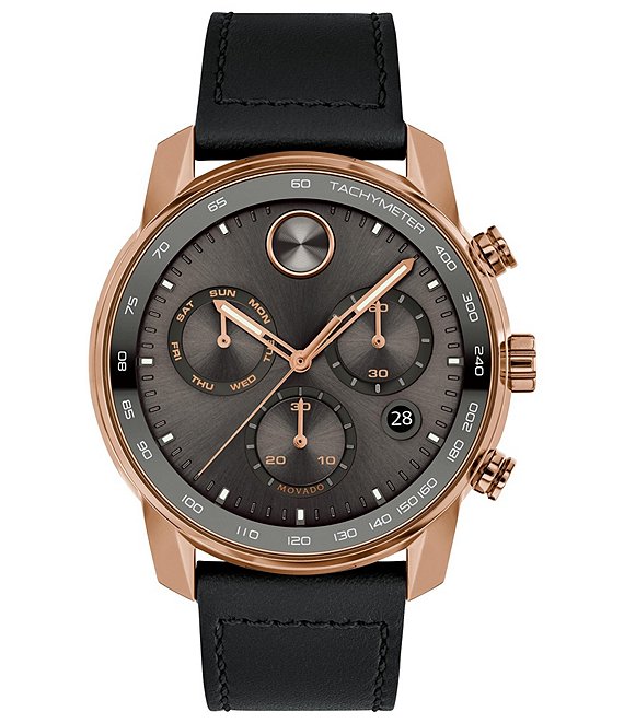 Color:Charcoal - Image 1 - BOLD Men's Verso Chronograph Watch