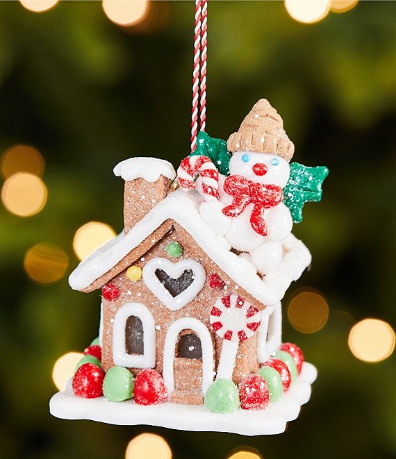 Mr. Bingle Clay Mr. Bingle Gingerbread House Ornament