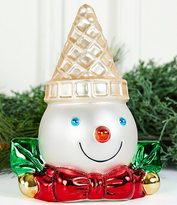 Mr. Bingle Glass Mr. Bingle Head Tabletop Decor