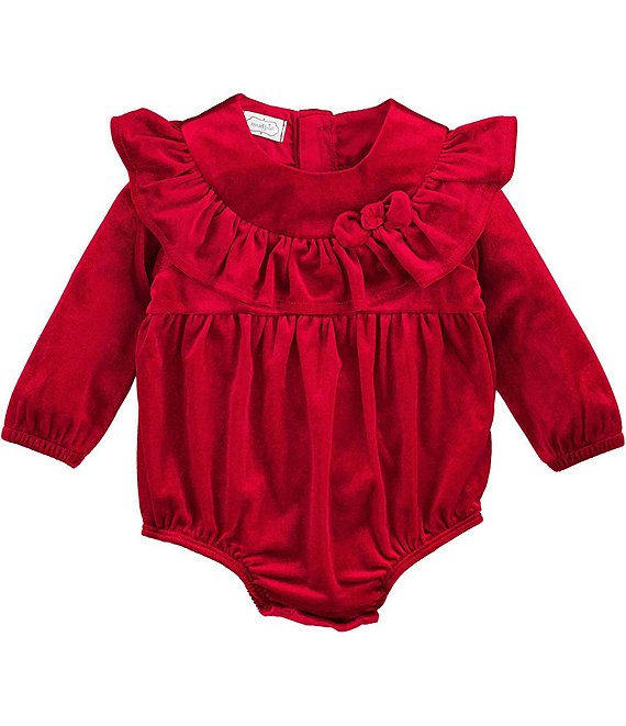 Mud Pie Baby Girls Newborn 12 Months Long Sleeve Velvet Romper Dillard S   00000000 Zi 170b0f21 92ac 4cf2 8770 Ce50a6738485 