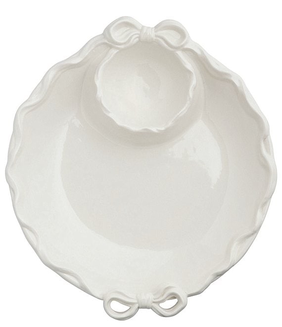 Mud Pie Bow Chip And Dip Set