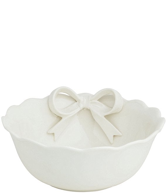 Mud Pie Bow Collection Serving Bowl
