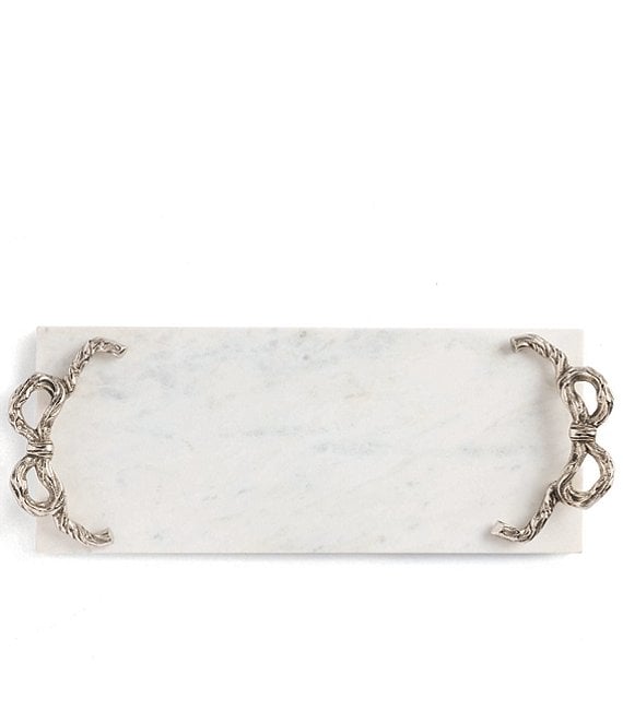 Mud Pie Bow Marble Board with Bow Handles