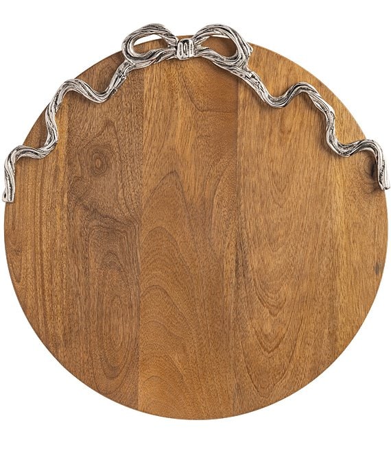 Mud Pie Bow Wood Cheese Board