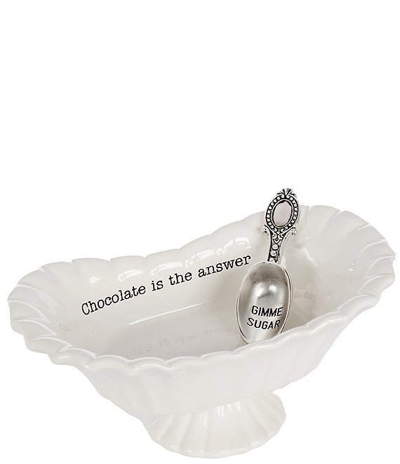 Mud Pie Chocolate Candy Dish Set