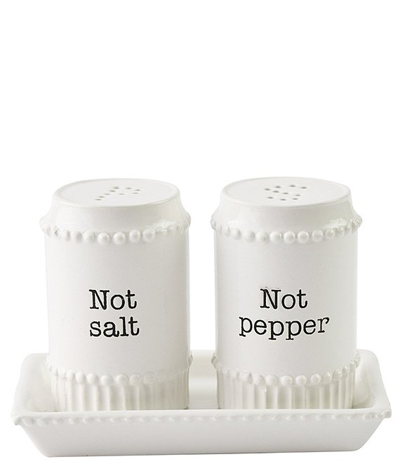 Mud Pie Circa Collection Salt and Pepper Set