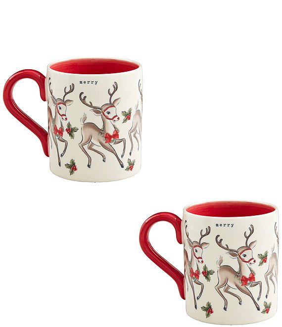 Coffee Mug, Reindeer Coffee Mug, Christmas Coffee Mug, Christmas Mug