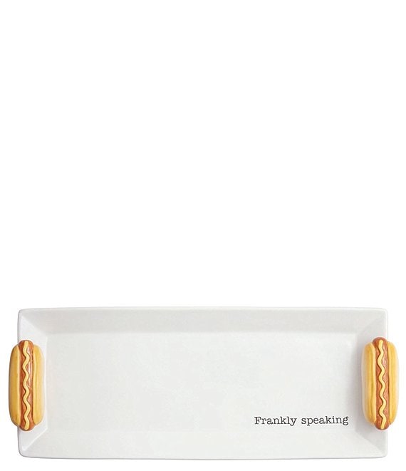 Mud Pie Frankly Speaking Hot Dog Tray