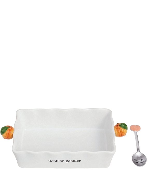 Mud Pie Fruit Cobbler Baker Dish Set