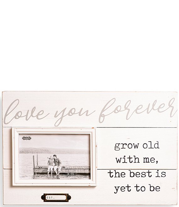 Mud Pie Love You Forever Wood Picture Frame