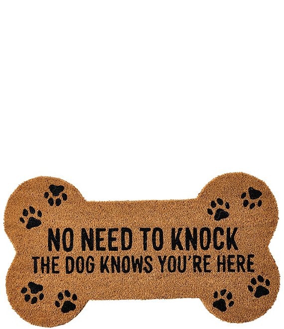 Mud Pie Home Is Where The Dog Is Coir Door Mat