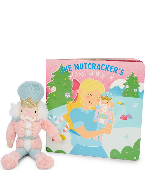Mud Pie Nutcracker Plush Toy And Book