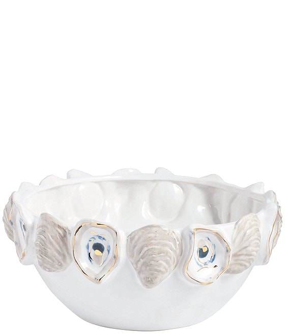 Mud Pie On The Half Shell Collection Ceramic Bowl