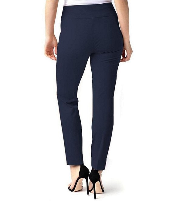 Slimsation® by Multiples Petite Size Solid Pull-On Easy Fit Knit