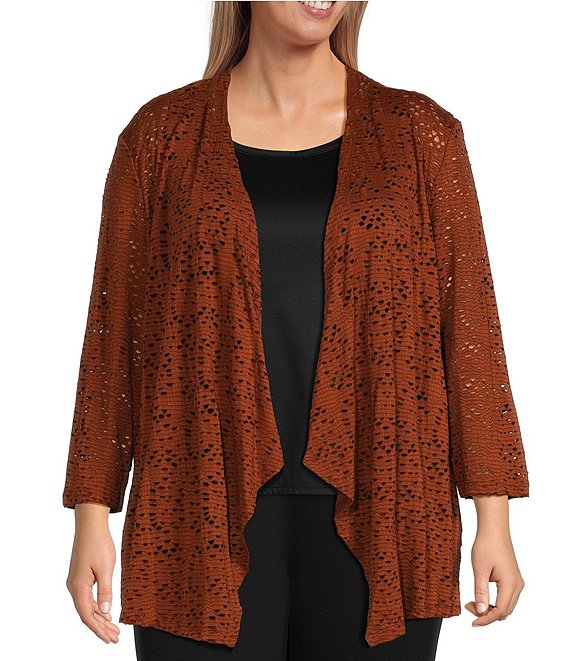 Plus size sale shawl collar cardigan