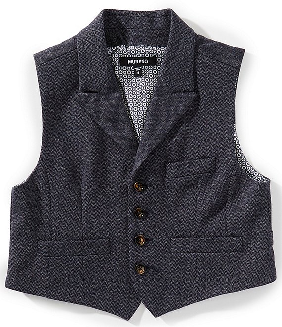 Murano Big Boys Shawl Knit Vest