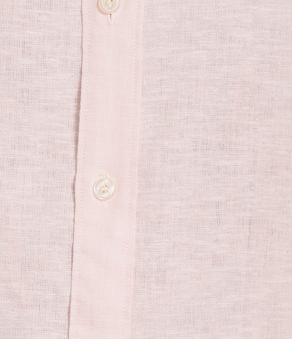 Murano Baird McNutt Linen Classic Fit Solid Long Sleeve Woven