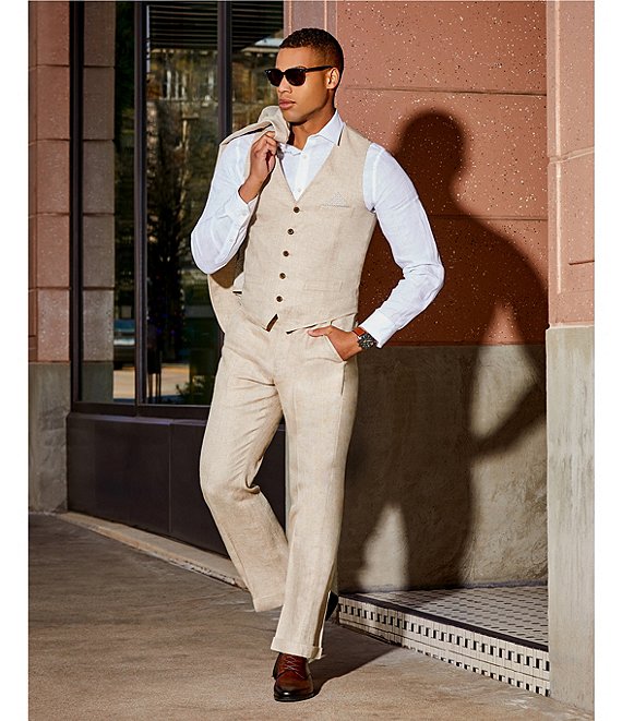 Murano Baird McNutt Linen Classic Fit Suit Separates Jacket