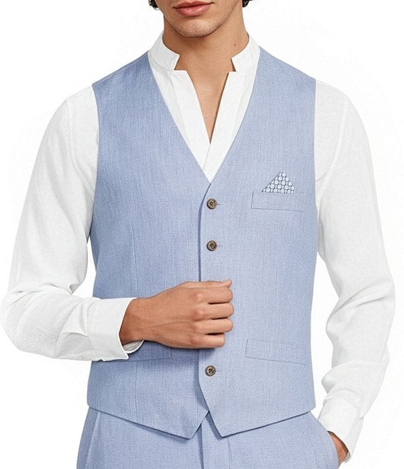 Murano Baird McNutt Suit Separates Linen Vest