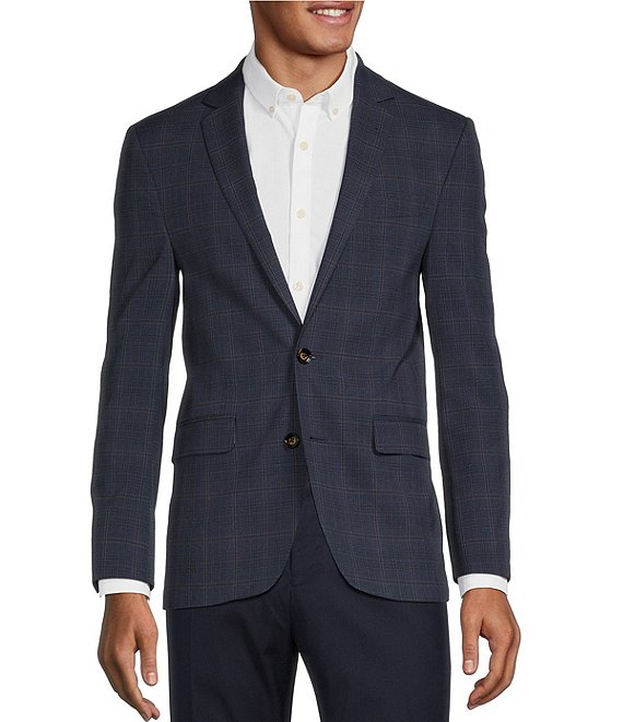 Murano Big & Tall Slim Fit Plaid Suit Separates Blazer | Dillard's