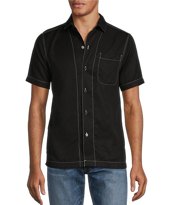 Dillards mens fashion short sleeve dress shirts