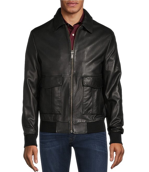 Murano Classic Leather Moto Jacket | Dillard's