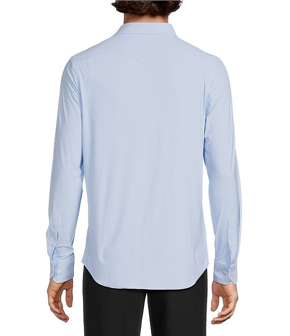 Murano Collezione Canclini Slim-Fit Solid Long-Sleeve Techno Woven