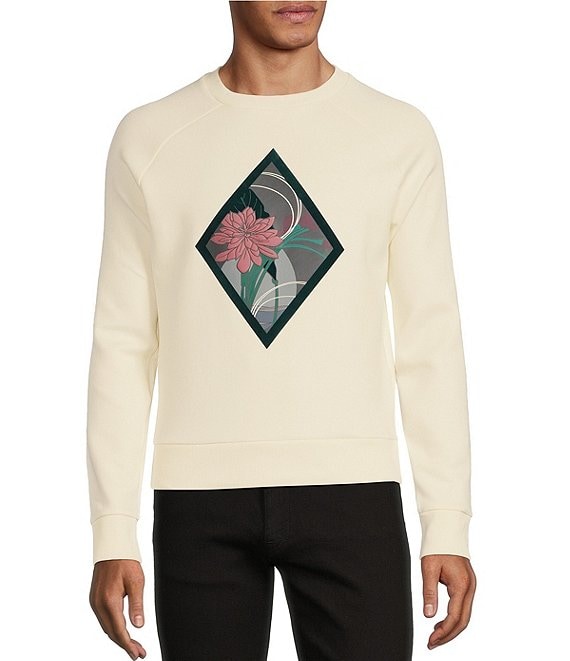 Murano Liquid Luxury Placed Screen Print Sweatshirt